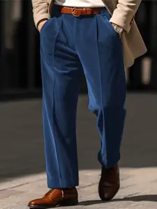 StyleCast x Revolte Men Easy Wash Mid-Rise Regular Trousers