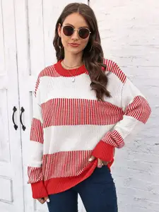 StyleCast x Revolte Women Striped Pullover Sweater