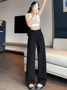 StyleCast x Revolte Women Regular Fit Mid-Rise Printed Jeans