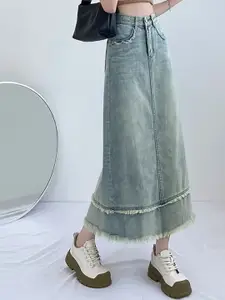 StyleCast x Revolte Women A-Line Midi Skirt