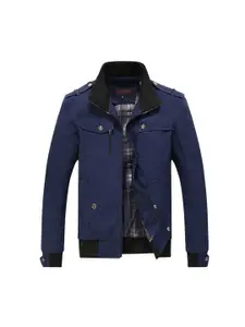 StyleCast x Revolte Men Stand Collar Cotton Insulator Tailored Jacket