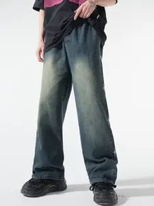 StyleCast Men Blue Low Distress Light Fade Stretchable Jeans