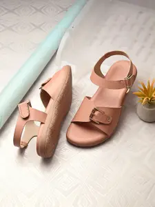 Killer Women Open Toe Backstrap Flats