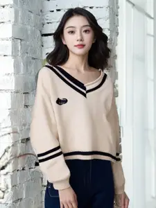 StyleCast Women Printed Crop Pullover