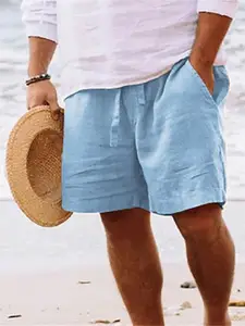 StyleCast x Revolte Men Solid Mid-Rise Regular Shorts