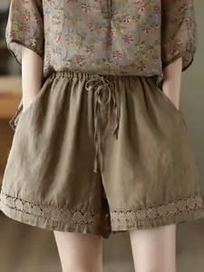 StyleCast Women Regular Fit Mid-Rise Shorts