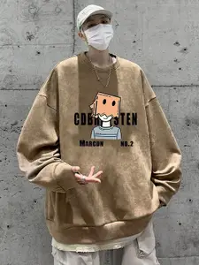 StyleCast x Revolte Men Graphic Printed Pullover Sweatshirt