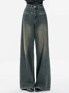 StyleCast x Revolte Women Relaxed Fit Heavy Fade Jeans