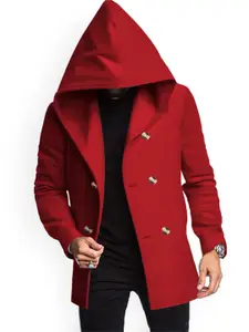 StyleCast x Revolte Men Stand Collar Overcoat