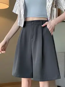 StyleCast x Revolte Women Loose Fit High-Rise Shorts