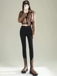 StyleCast x Revolte Women Skinny Fit Light Fade Jeans