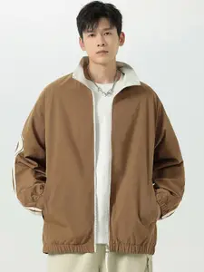 StyleCast x Revolte StyleCast Men Brown Mesh Casual Jacket