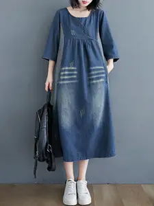 StyleCast x Revolte A-Line Midi Dress