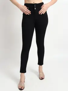 TYFFYN Women Slim Fit High-Rise Cotton Stretchable Jeans