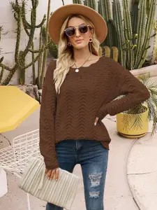 StyleCast Women Boat Neck Pullover