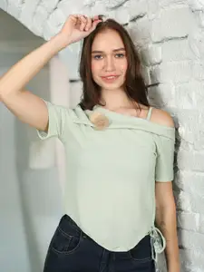 StyleCast Boat Neck Solid Top