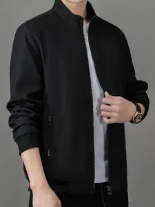 StyleCast x Revolte Men Stand Collar Tailored Jacket