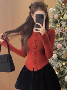 StyleCast Women Round Neck Solid Pullover