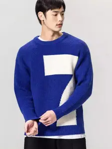 StyleCast x Revolte Men Cable Knit Pullover