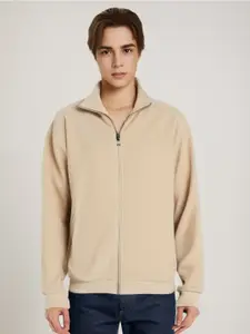 StyleCast x Revolte Men Solid High Neck Sweatshirt