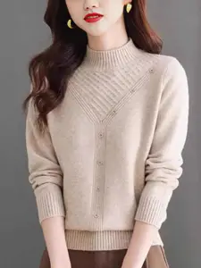 StyleCast Self Design Winter Tops