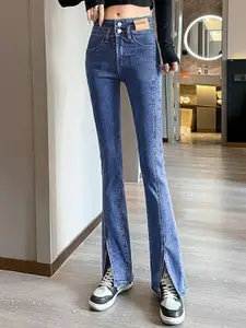 StyleCast Women Bootcut Mid-Rise Light Fade Jeans