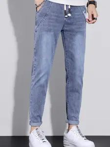 StyleCast x Revolte Men Jogger Medium Shade Stretchable Jeans