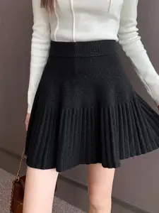 KPOP A-Line Above Knee Skirt