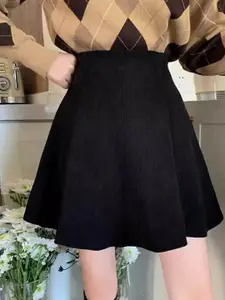 StyleCast A-Line Flared Mini Skirt