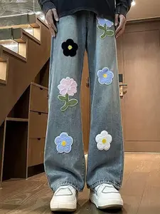 StyleCast x Revolte Women Mid-Rise Flared Jeans