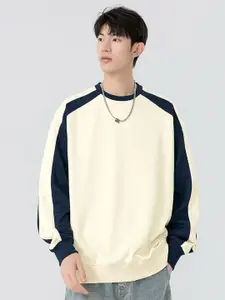 StyleCast x Revolte Men Round Neck Colourblocked Sweatshirt
