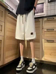 StyleCast Men Cotton Loose Fit  Self Design Regular Shorts