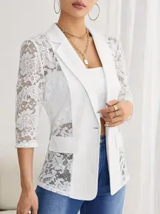 StyleCast Self-Designed Lace Blazer