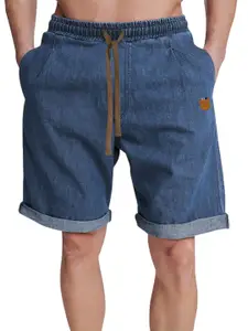 StyleCast x Revolte Men Low-Rise Denim Shorts