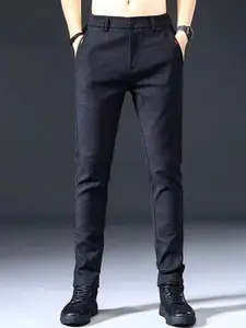 StyleCast x Revolte Men Slim Fit Easy Wash Trousers