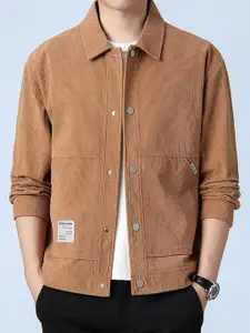 StyleCast x Revolte Men Solid Windcheater Jacket