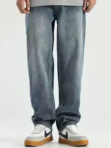 StyleCast Men Relaxed Fit Clean Look Light Fade Jeans