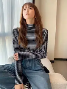 StyleCast Striped Woollen Top