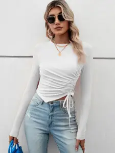 StyleCast Women Solid Casual Top