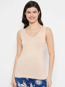 Camey Scoop Neck Cotton Slips