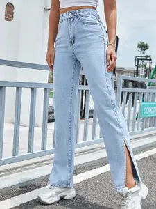 StyleCast x Revolte Women Mid-Rise  Clean Look Cotton Jeans