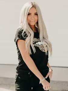 StyleCast x Revolte Women Graphic Printed Short Sleeves Regular Fit T-shirt