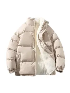 StyleCast x Revolte Men Mock Collar Solid Casual Insulator Padded Jacket