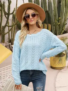 StyleCast Women Open Knit Pullover