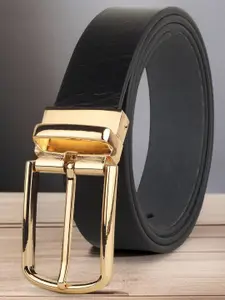 The Roadster Lifestyle Co Men Textured Leather Belt