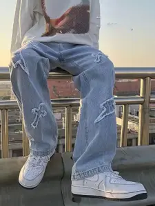 StyleCast x Revolte Men Relaxed Fit Light Fade Jeans