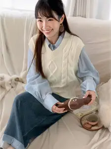 StyleCast Women Cable Knit Pullover