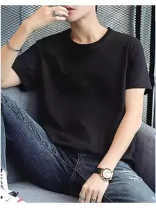 StyleCast Men Solid Round Neck Cotton T-shirt