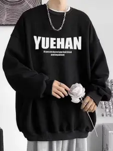 StyleCast x Revolte Men Printed Round Neck Sweatshirt