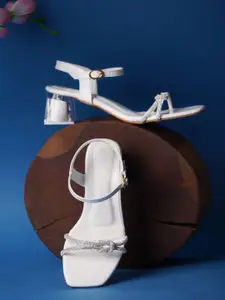 Froh Feet Men Embellished Block Sandals